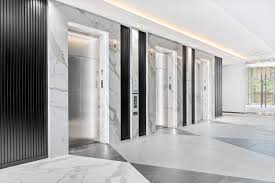 Residential project with marble staircase