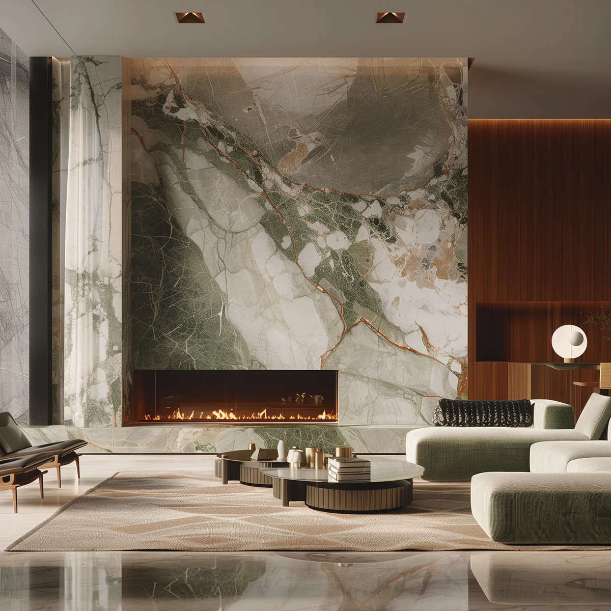 Hotel bathroom marble finish